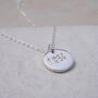 Personalised Hand Stamped Birth Year Necklace, thumbnail 1 of 12