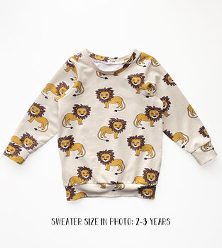 Lion Children's Lightweight Sweater, 4 of 5