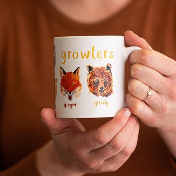 'Growlers' Ceramic Animal Mug, 6 of 7