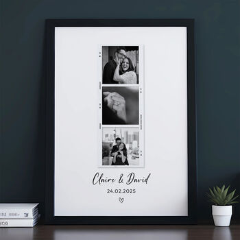 Personalised Engagement Gift, Custom Photo Print, 2 of 7