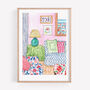 Pattern Clash Home Art Print, thumbnail 1 of 2