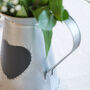 Personalised Heart Pitcher Jug Vase, thumbnail 4 of 8