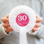 30th Birthday Personalised Rosette For Her, thumbnail 2 of 3