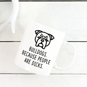 Funny Bulldog Mug, 2 of 4