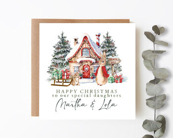 Personalised Christmas Scene Card, 3 of 3