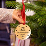 Personalised 'Best Teacher' Christmas Decoration, thumbnail 2 of 5