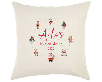 Baby's 1st Christmas Cushion Keepsake, 4 of 4