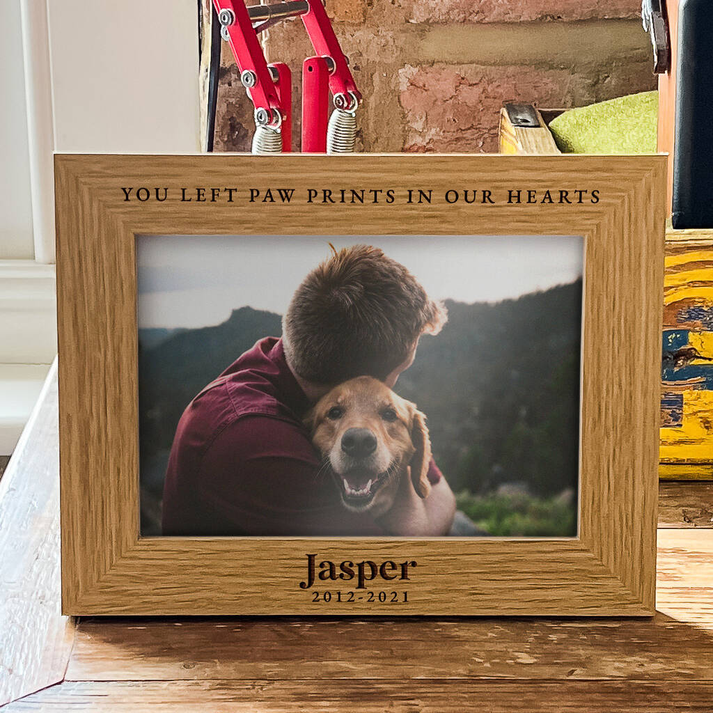 Personalised Dog Memorial Picture Frame Keepsake, 1 of 10
