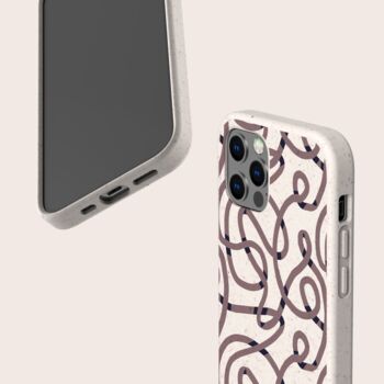 Abstract Lines Biodegradable Phone Case, 5 of 9