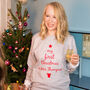 'First Christmas As Mrs' Personalised Christmas Jumper, thumbnail 2 of 8