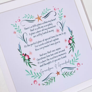Personalised, Remembrance Artwork At Christmas Time, 3 of 3