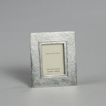 Raised Line Pewter Mini Picture Frame, 7 of 7