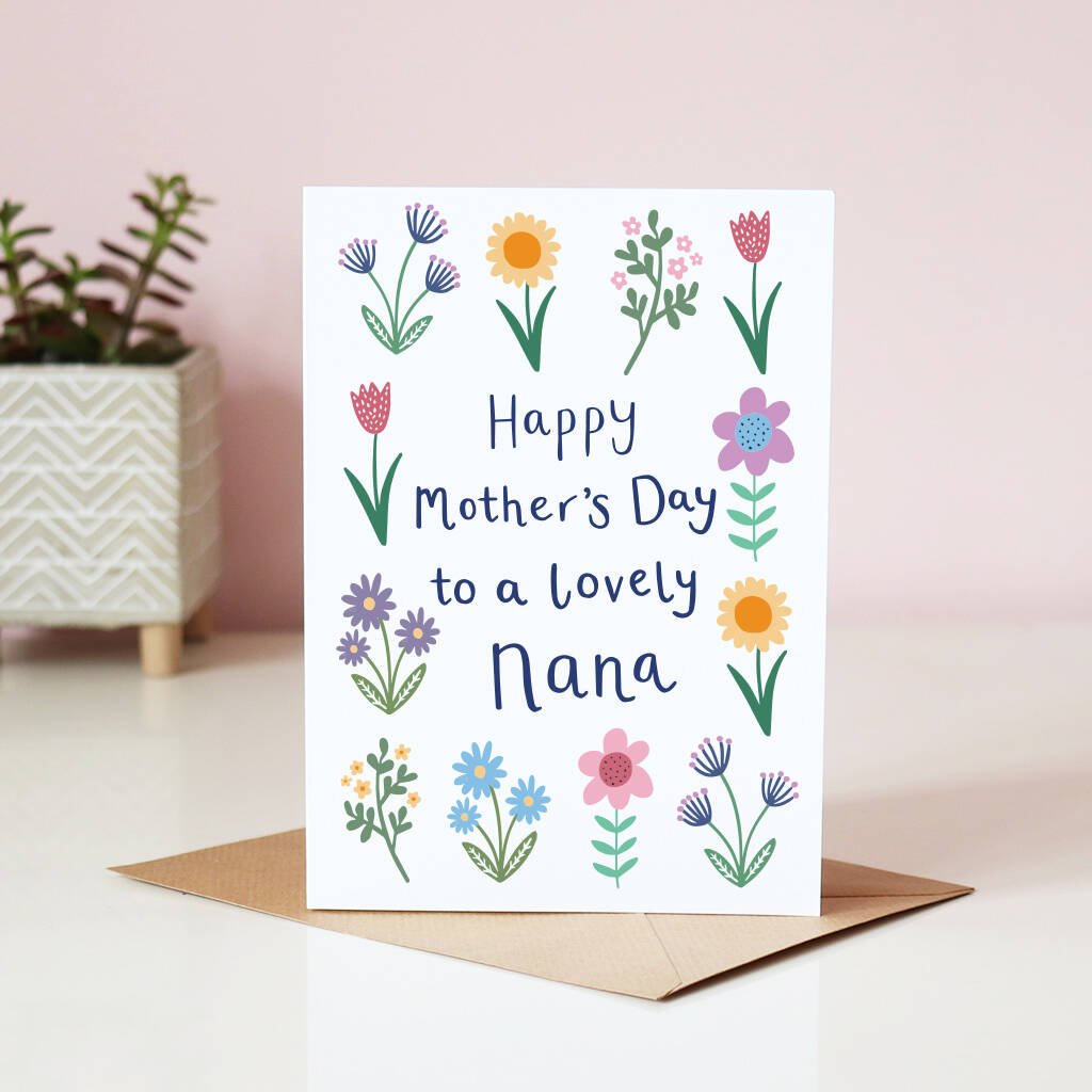 Printable Mothers Day Cards For Nana