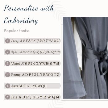 Long Satin Robes For Brides And Bridesmaids, 12 of 12