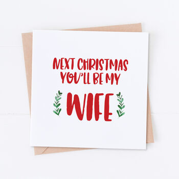 Next Christmas You'll Be My Husband Red Card, 2 of 2