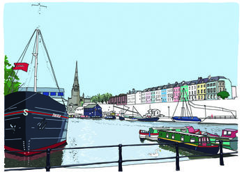 Bristol's The Thekla Ship Digital Print, 3 of 3