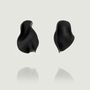 Bossa | Handmade Organic Earrings In Black, thumbnail 1 of 4