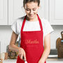 Personalised Baking For Santa Christmas Apron, thumbnail 1 of 12