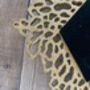 Coral Inspired Gold Diamond Wall Mirror Home Decor Gift, thumbnail 8 of 9