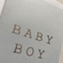 Handprinted Baby Boy Card, thumbnail 3 of 3