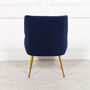 Blue Velvet Chair, thumbnail 3 of 4