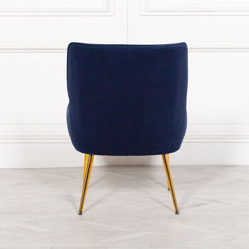 Blue Velvet Chair, 3 of 4