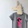 Personalised Lightning Bolt Superhero Letter T Shirt, thumbnail 3 of 6