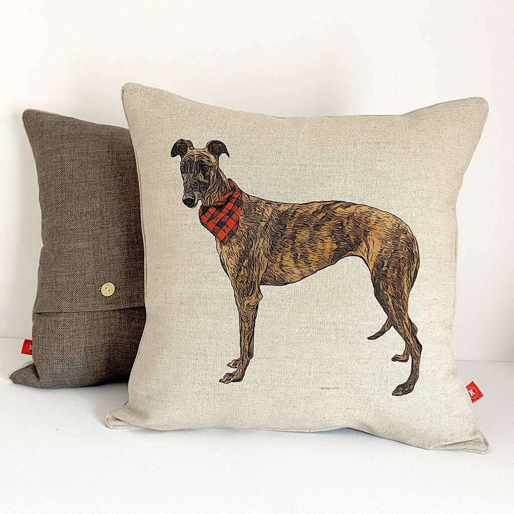 greyhound cushion