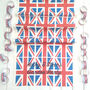 Personalised Jubilee Union Jack Linen Table Runner, thumbnail 2 of 3
