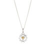 Solar Plexus Chakra Citrine Sterling Silver Necklace, thumbnail 3 of 11