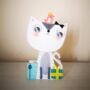 Friendly Kitten 3D Wobbly Eyes Birthday Card, thumbnail 1 of 2