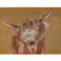 My Mat Printed Coir Highland Cow Coir 45x75cm, thumbnail 2 of 3