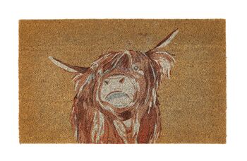 My Mat Printed Coir Highland Cow Coir 45x75cm, 2 of 3