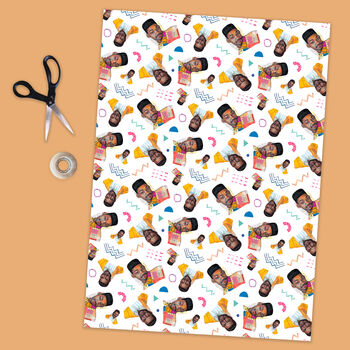Fresh Prince Wrapping Paper – 90s Hip Hop Gift Wrap, 5 of 6