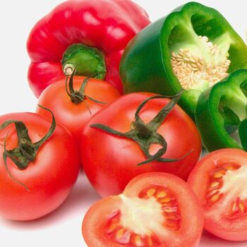 Tomato And Sweet Pepper Plants Varieties 30 X Plug Pack, 2 of 4