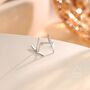 Sterling Silver Extra Tiny Lavender Stud Earrings, thumbnail 5 of 12