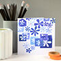 Blue Flowers Card For Her, thumbnail 1 of 8