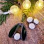 Glass Mistletoe Christmas Ornaments Gifts, thumbnail 4 of 4