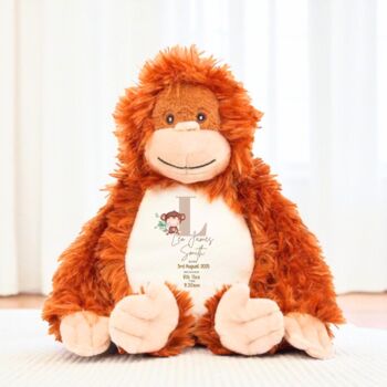 Newborn Personalised Soft Toy, 5 of 8