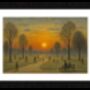 Park Sunrise A3 Lowry Style Framed Art, thumbnail 2 of 2