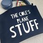 Personalised Plane Stuff Travel Pouch, thumbnail 2 of 3