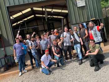 Blacksmithing Stag Party At Oldfield Forge, 2 of 12