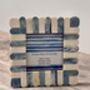 Blue And White Striped Photo Frame, thumbnail 2 of 3