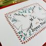 Original Personalised Dove Christmas Card, thumbnail 2 of 4