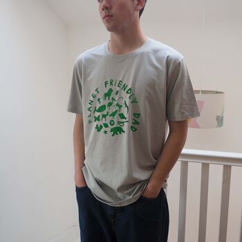 Planet Friendly Dad T Shirt, 2 of 5