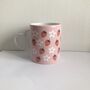 Pink Strawberries And Flowers Mug, thumbnail 3 of 4