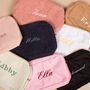 Personalised Embroidered Make Up And Cosmetics Bag, thumbnail 2 of 7