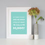 'Mummy' Gift Quote Print, thumbnail 8 of 10