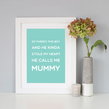 'Mummy' Gift Quote Print, 8 of 10
