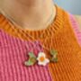 Farfalle Pasta Glitter Charm Necklace / Pasta Lover Gift / Novelty Food Jewellery / Fun Accessories, thumbnail 7 of 7